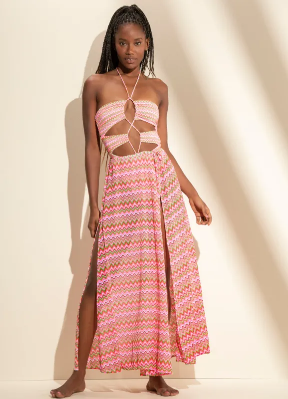 Maaji Camel Carol Long Dress sold by Maaji