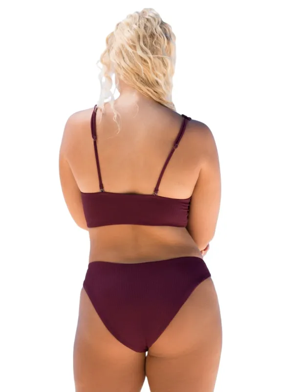 Maaji Pinot Red Sublimity Classic Bikini Bottom sold by Maaji