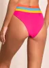 Maaji Dragon Fruit Suzy Babe High Rise/High Leg Bikini Bottom sold by Maaji