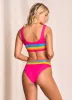 Maaji Dragon Fruit Suzy Babe High Rise/High Leg Bikini Bottom sold by Maaji