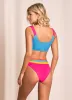Maaji Dragon Fruit Suzy Babe High Rise/High Leg Bikini Bottom sold by Maaji