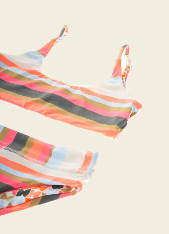 Maaji Multistripe Borealis Girls Bikini Set sold by Maaji