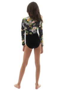 Maaji Black Bouquete Miku Girls One Piece sold by Maaji