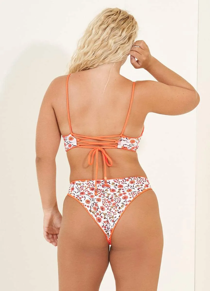 Maaji Orange Poppy Sublimity Classic Bikini Bottom sold by Maaji product image thumbnail 4