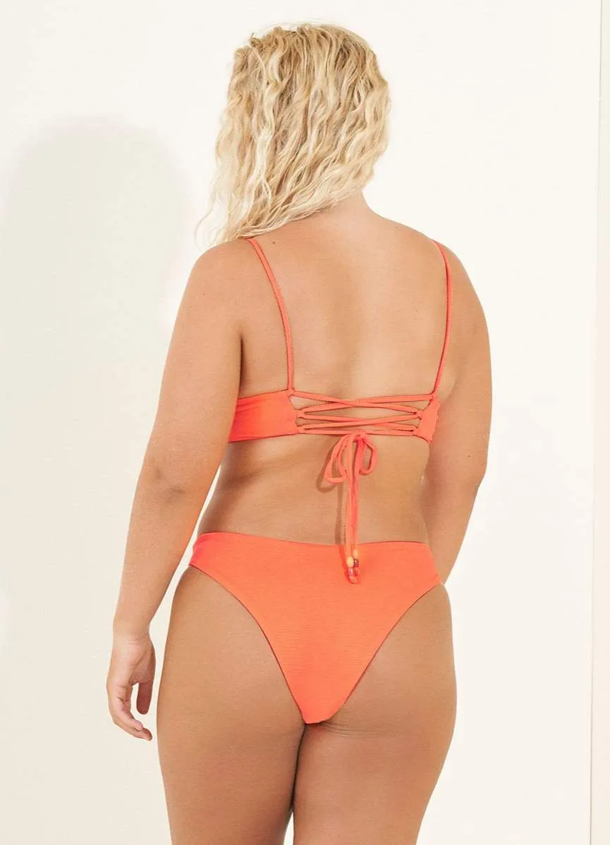 Maaji Orange Poppy Sublimity Classic Bikini Bottom sold by Maaji