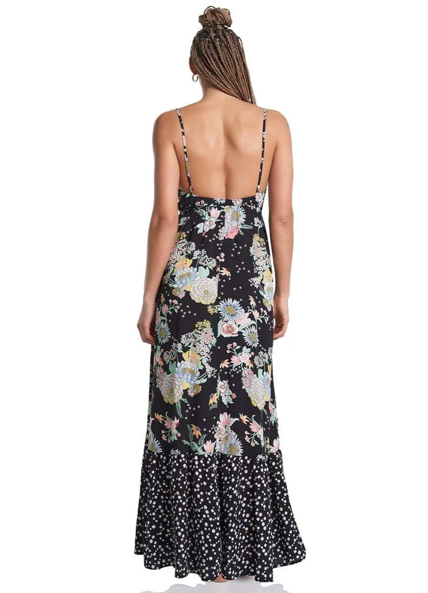 Maaji Black Bouquet Scarlett Long Dress sold by Maaji product image thumbnail 2