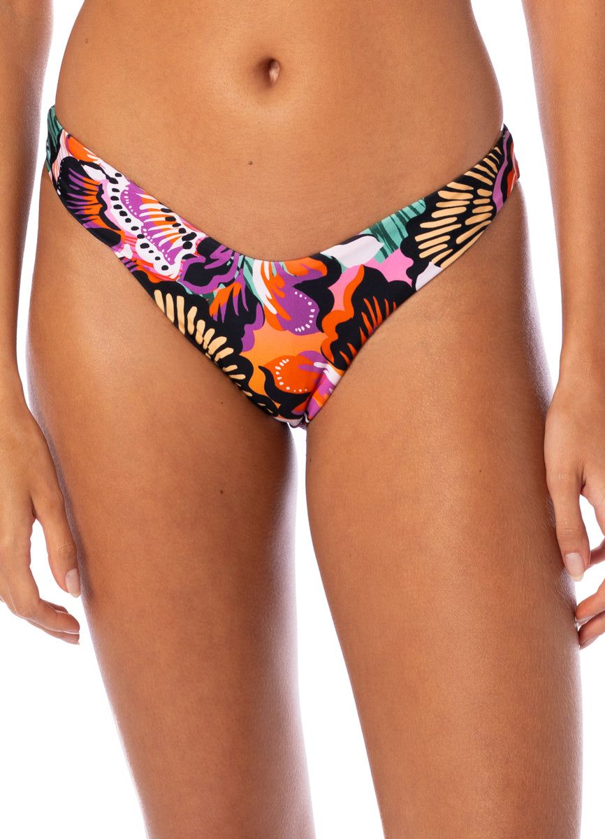 Maaji Apricot Blooms Splendour Regular Rise Thin Side Bikini Bottom sold by Maaji product image thumbnail 3