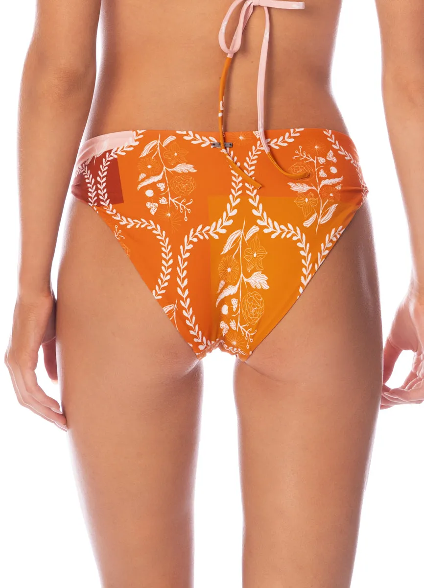 Maaji Leaf Patchwork Sublimity Regular Rise Classic Bikini Bottom sold by Maaji product image thumbnail 4