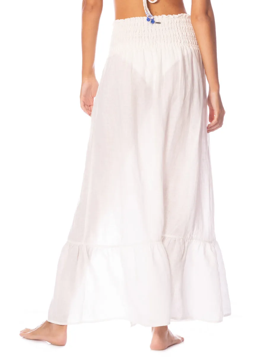 Maaji Antique White Aubrey Long Skirt sold by Maaji product image thumbnail 4