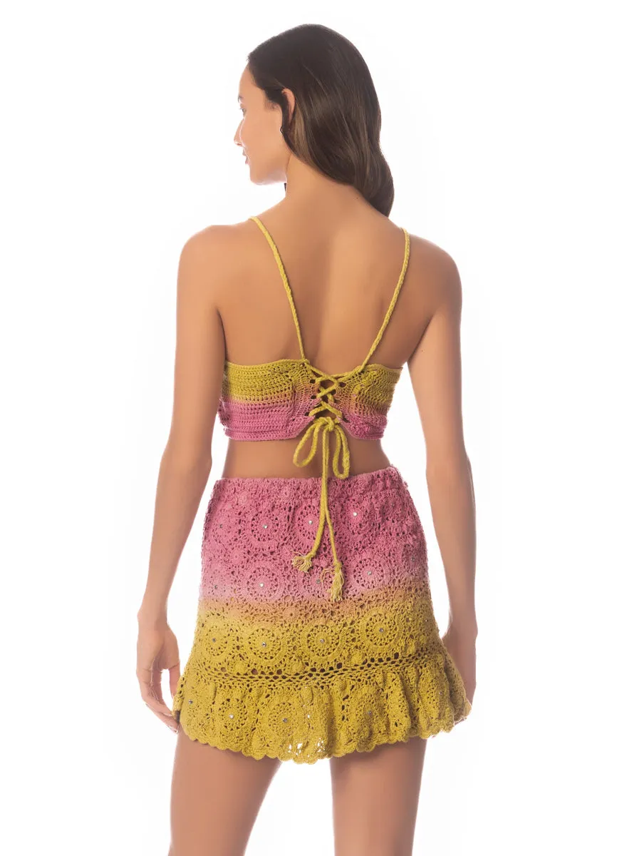 Maaji Rose Garden Crochet Short Skirt sold by Maaji product image thumbnail 3