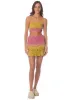 Maaji Rose Garden Crochet Short Skirt sold by Maaji
