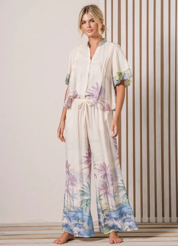 Maaji Beach Island Mabel Short Sleeve Pant Set sold by Maaji