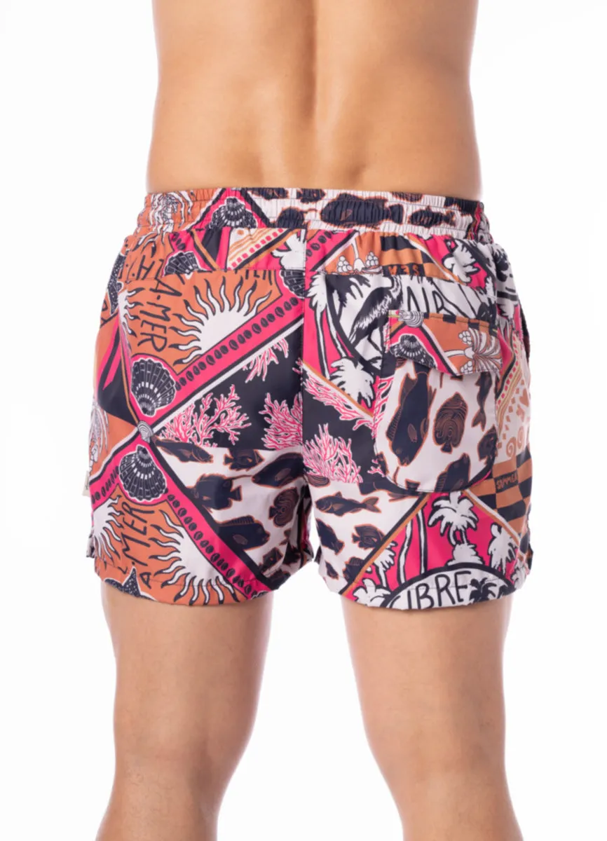 Maaji Ocean Puzzle Sand Unisex Shorts sold by Maaji product image thumbnail 2