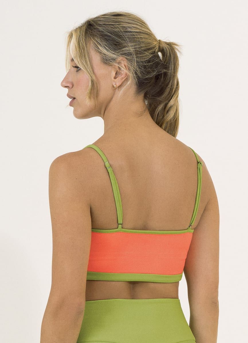 Maaji Popsicle Orange Endearing Low Impact Sports Bra sold by Maaji product image thumbnail 3