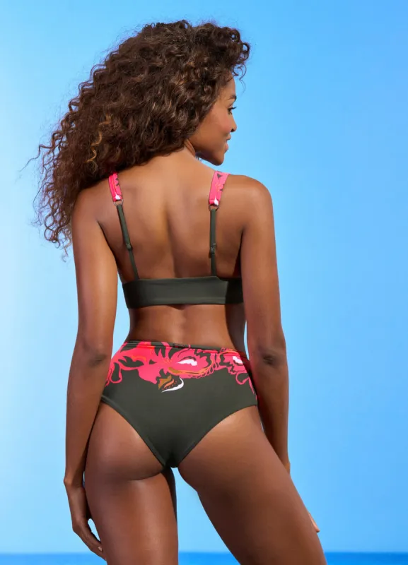 Maaji Twister Bardot High Rise Bikini Bottom sold by Maaji