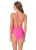 Maaji Radiant Pink Safri Plunge One Piece sold by Maaji