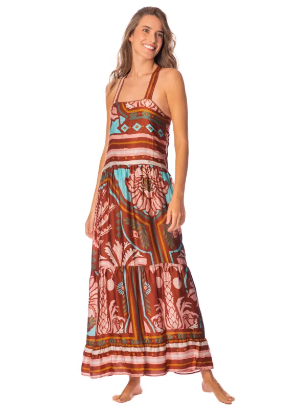 Maaji Garden Engraving Adelina Long Dress sold by Maaji