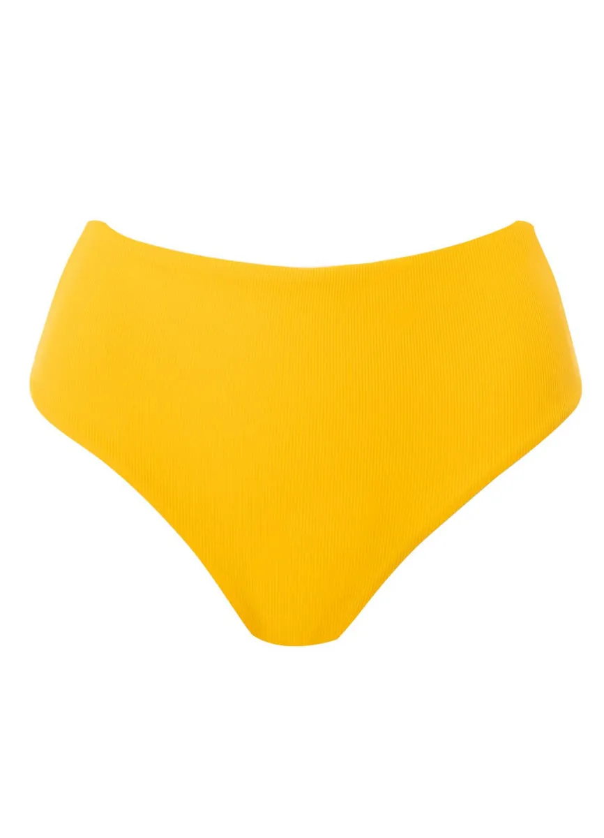 Maaji Amber Yellow Venus Mid Rise Bikini Bottom sold by Maaji product image thumbnail 5