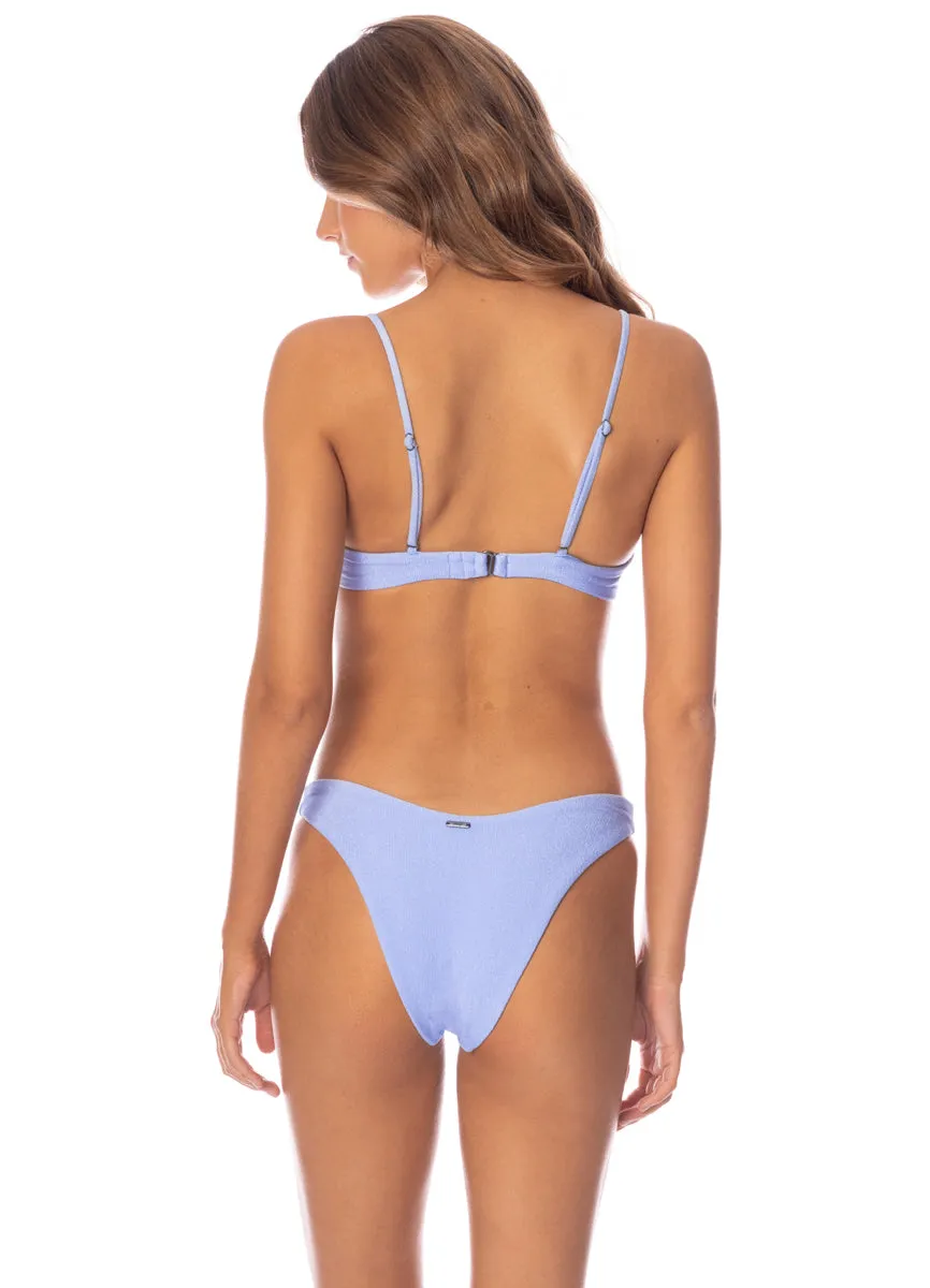 Maaji Serenity Blue Splendour Regular Rise Thin Side Bikini Bottom sold by Maaji