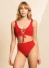 Maaji Crimson Suzy Q High Rise/High Leg Bikini Bottom sold by Maaji