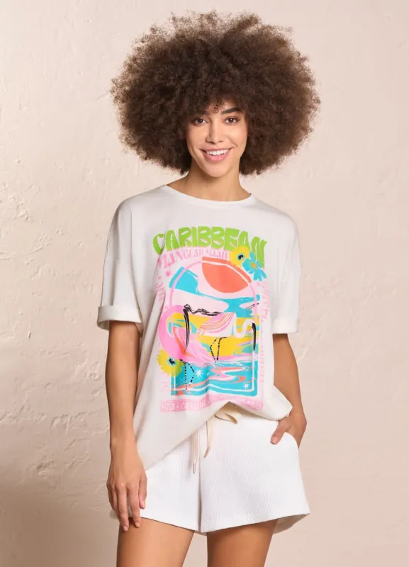 Maaji Caribbean Azalea T-Shirt sold by Maaji