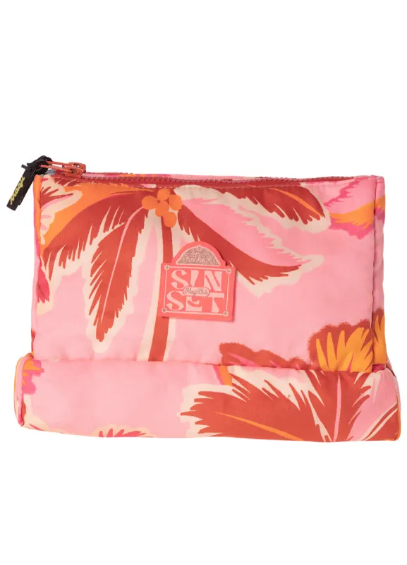 Maaji Pink Palms Coral Mid Pocket Pockets sold by Maaji