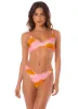 Maaji Orchid Pink Splendour Regular Rise Thin Side Bikini Bottom sold by Maaji
