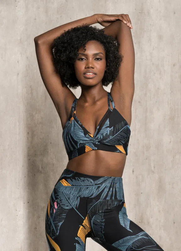 Maaji Feathers Vivacity Low Impact Sports Bra sold by Maaji