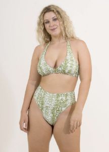 Maaji Snake Babylon High Rise/High Leg Bikini Bottom sold by Maaji