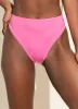 Maaji Bombon Pink Sully High Rise/High Leg Bikini Bottom sold by Maaji