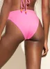 Maaji Bombon Pink Sully High Rise/High Leg Bikini Bottom sold by Maaji