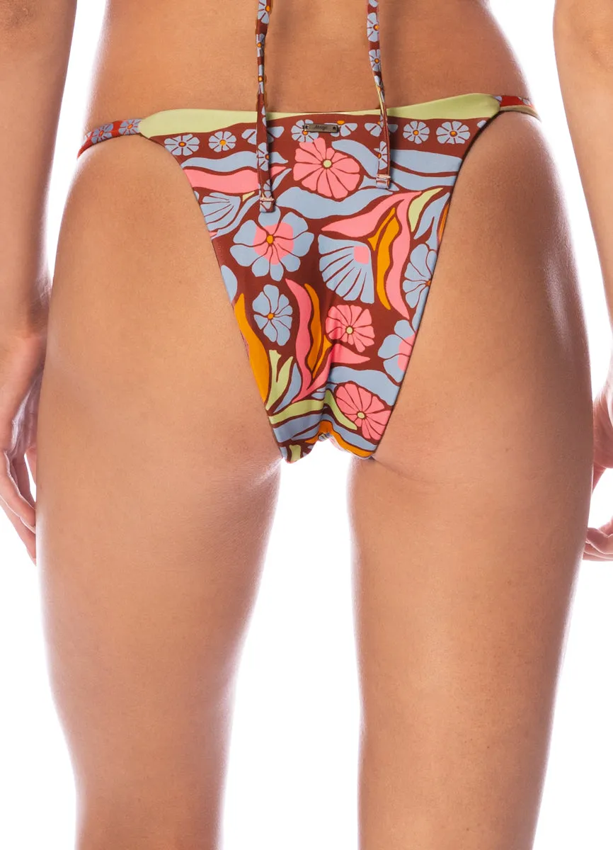 Maaji Pattern Scope Micro Midi Regular Rise Single Strap Bikini Bottom sold by Maaji product image thumbnail 4
