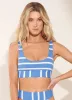 Maaji Sail Stripe Donna Sporty Bralette Bikini Top sold by Maaji