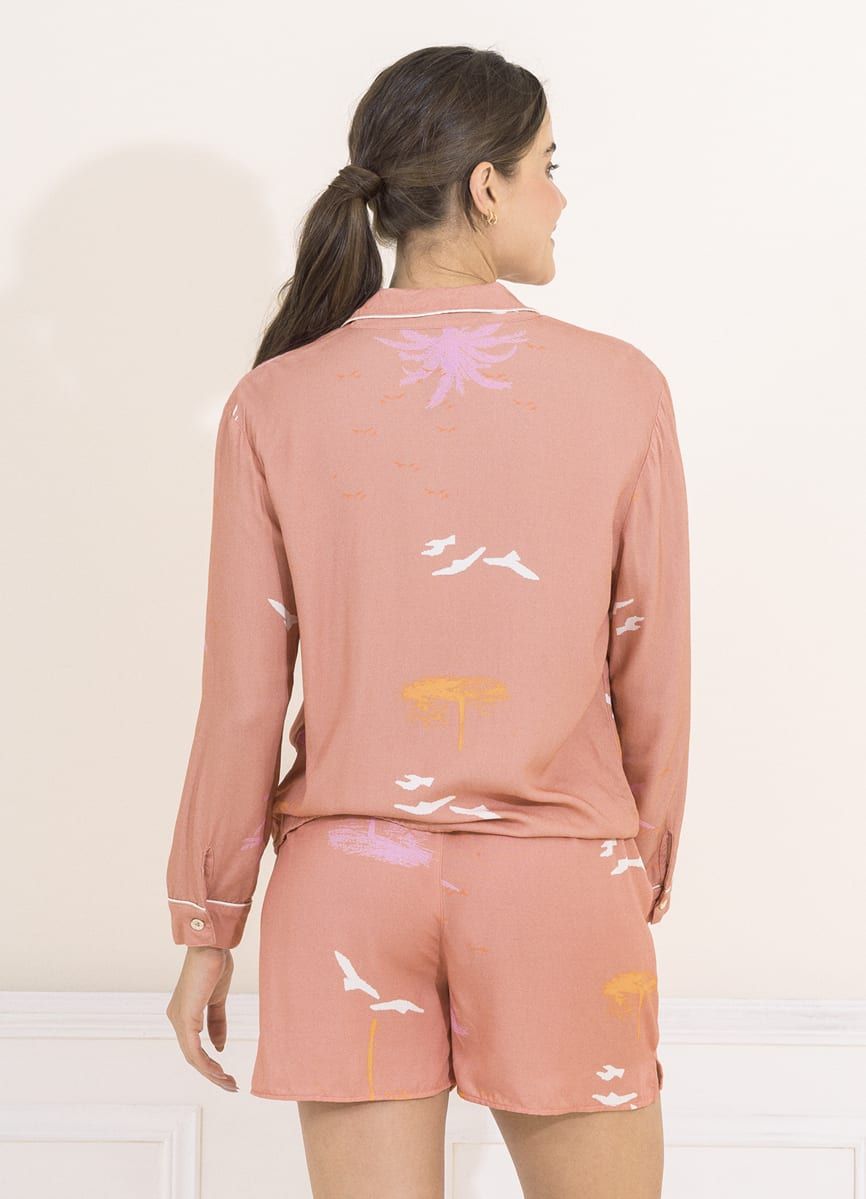 Maaji Peach Palm Karin Sleep Short Set sold by Maaji product image thumbnail 2