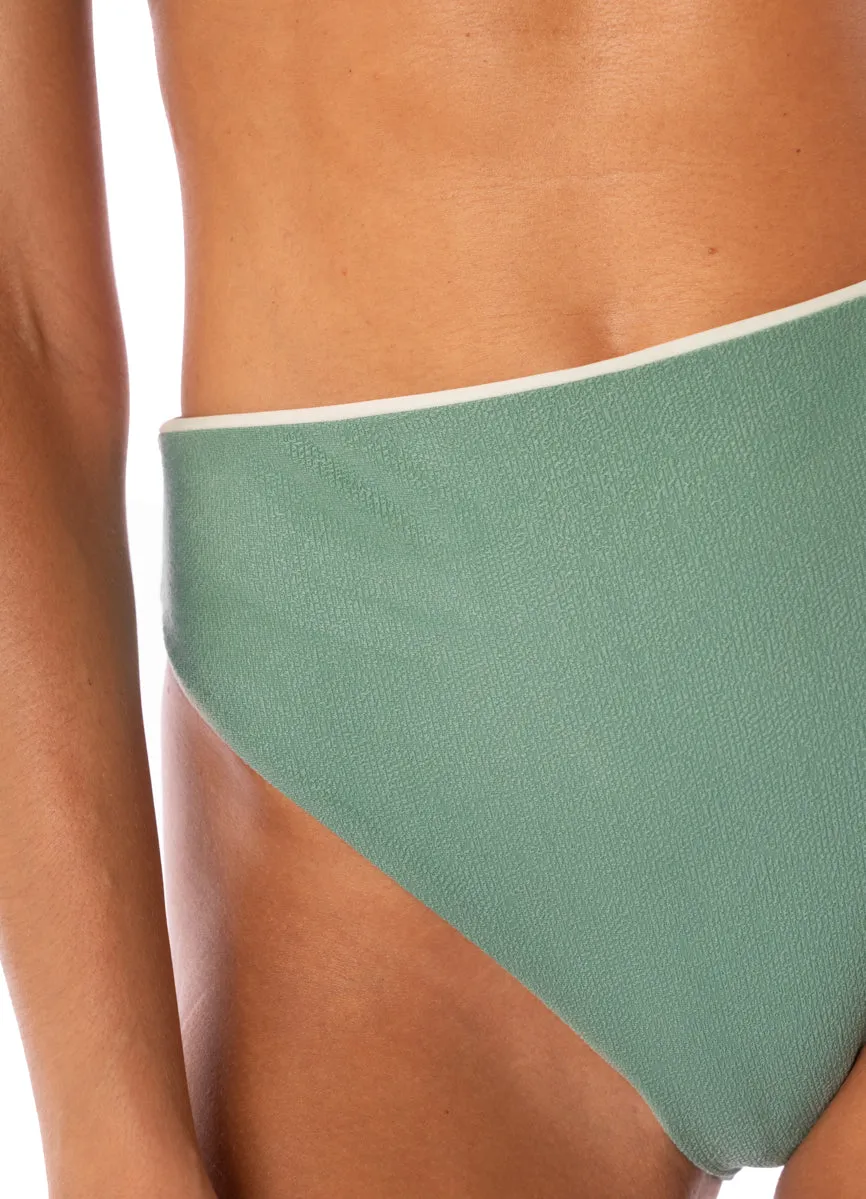 Maaji Shamrock Green Sully High Rise Classic Bikini Bottom sold by Maaji product image thumbnail 5