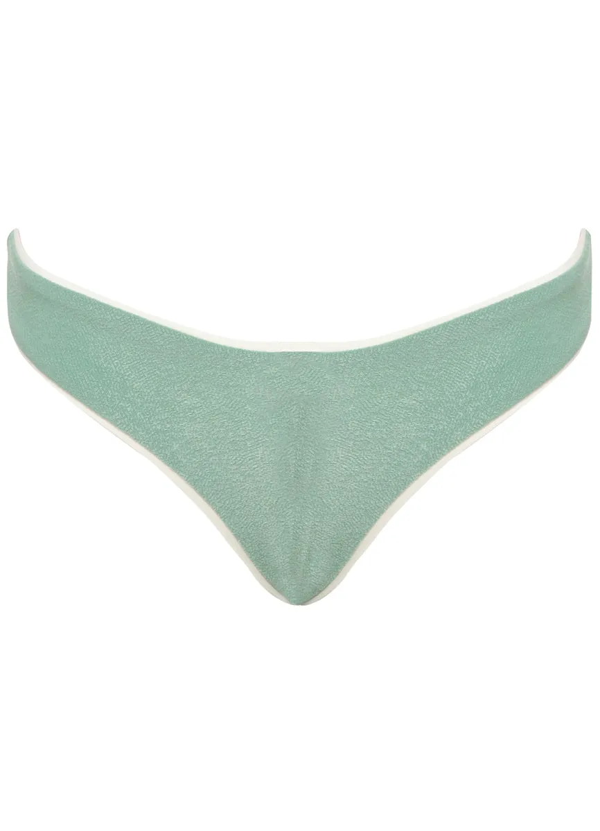 Maaji Shamrock Green Splendour Regular Rise Thin Side Bikini Bottom sold by Maaji product image thumbnail 5