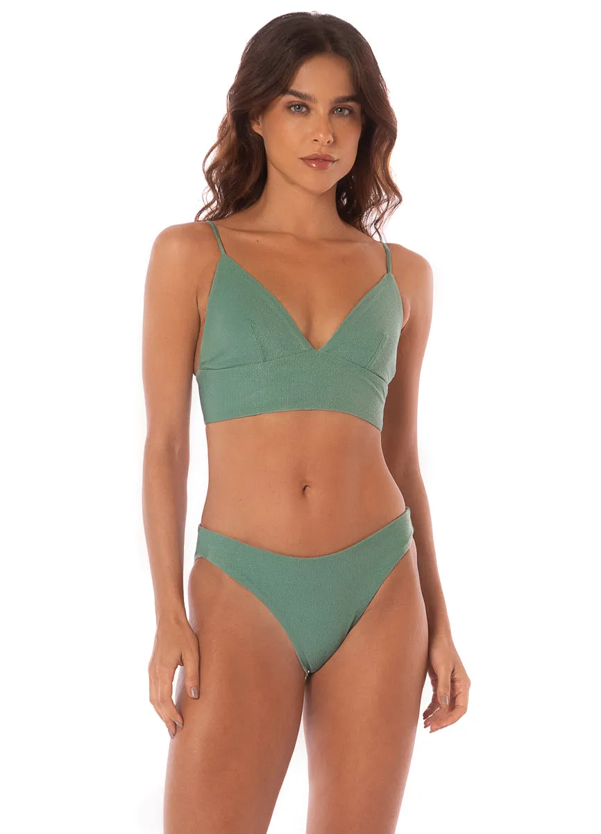 Maaji Shamrock Green Sublimity Regular Rise Classic Bikini Bottom sold by Maaji product image thumbnail 5