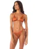 Maaji Satin Umber Sunseeker Regular Rise Tie Side Bikini Bottom sold by Maaji
