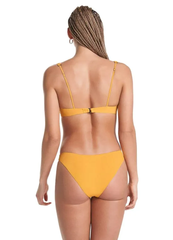 Maaji Sunflower Flirt Thin Side Bikini Bottom sold by Maaji
