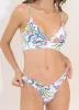 Maaji Chinoiserie Holly Long Line Triangle Bikini Top sold by Maaji