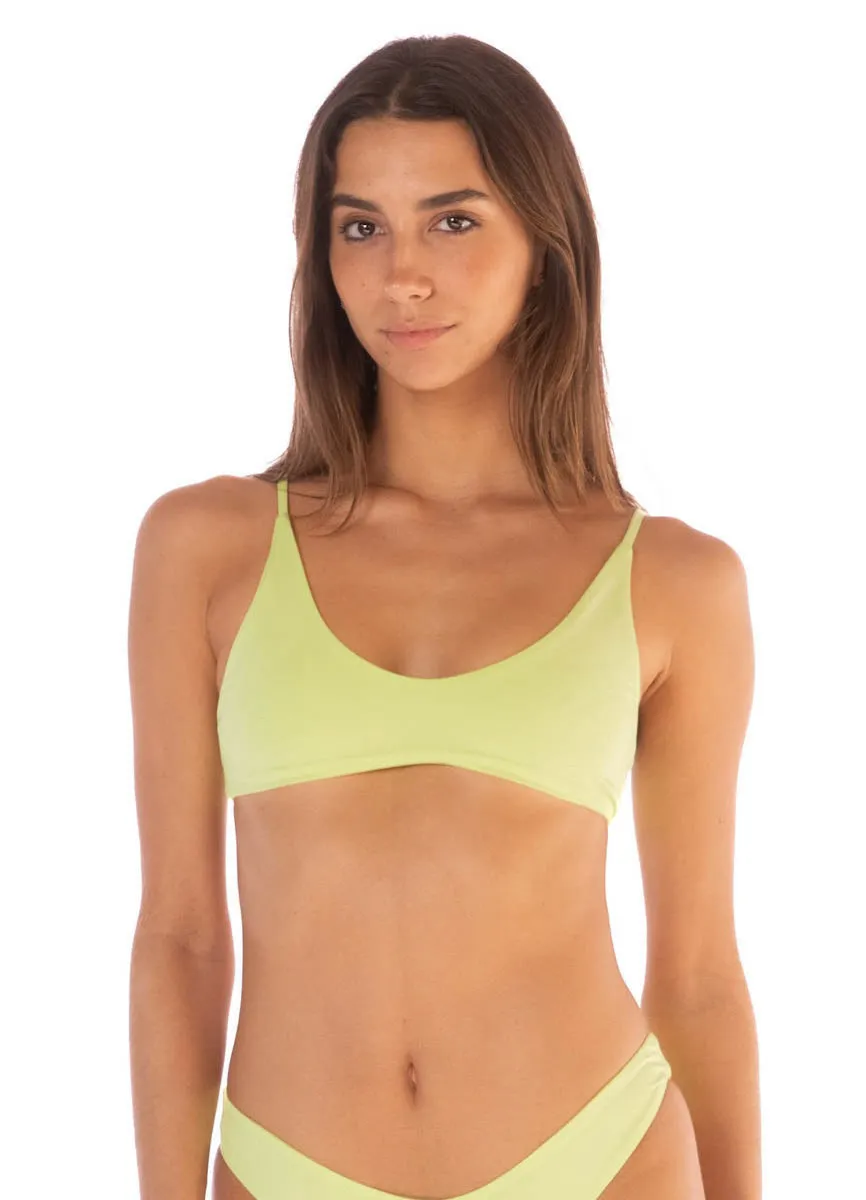 Maaji Lemonade Green Blush Classic Bralette Bikini Top sold by Maaji product image thumbnail 3