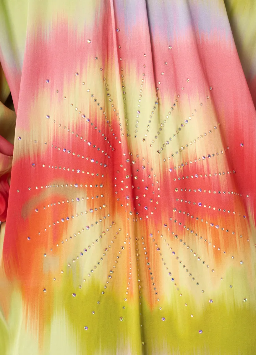 Maaji Lime Ombré Shibori Long Shirt sold by Maaji product image thumbnail 5