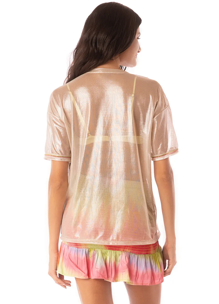 Maaji Cosmo Pearl Azalea T-Shirt sold by Maaji product image thumbnail 4
