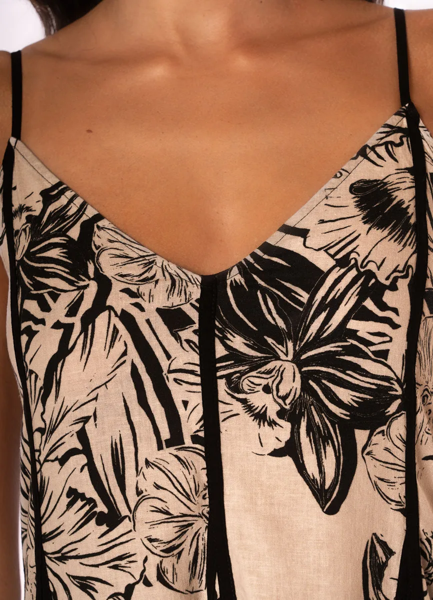 Maaji Sepia Fiori Lily Long Dress sold by Maaji product image thumbnail 3