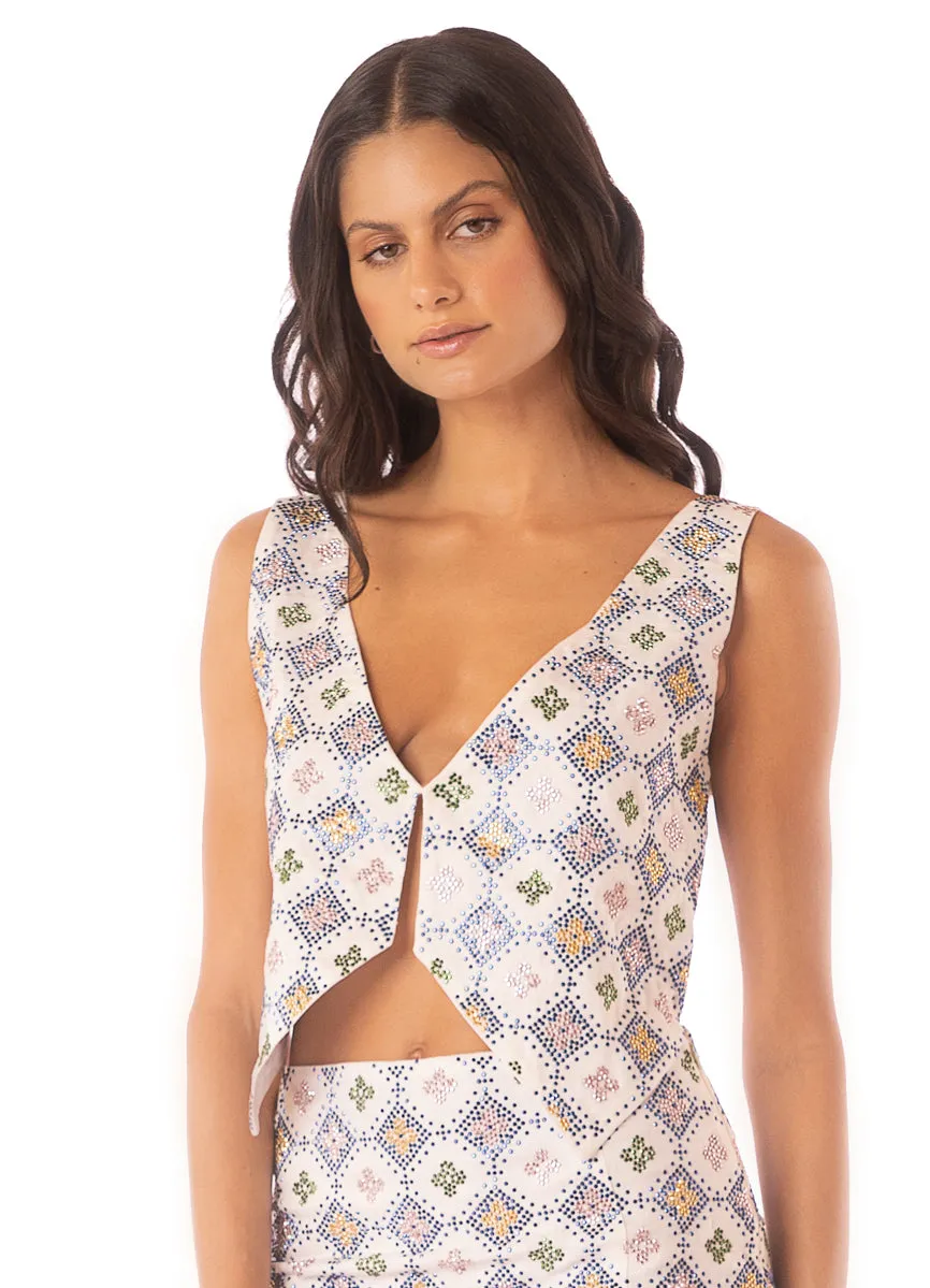 Maaji Midnight Checkers Aurelia Shirt sold by Maaji product image thumbnail 5