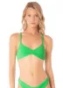 Maaji Parakeet Green Temis Classic Bralette Bikini Top sold by Maaji