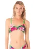 Maaji Parakeet Green Temis Classic Bralette Bikini Top sold by Maaji