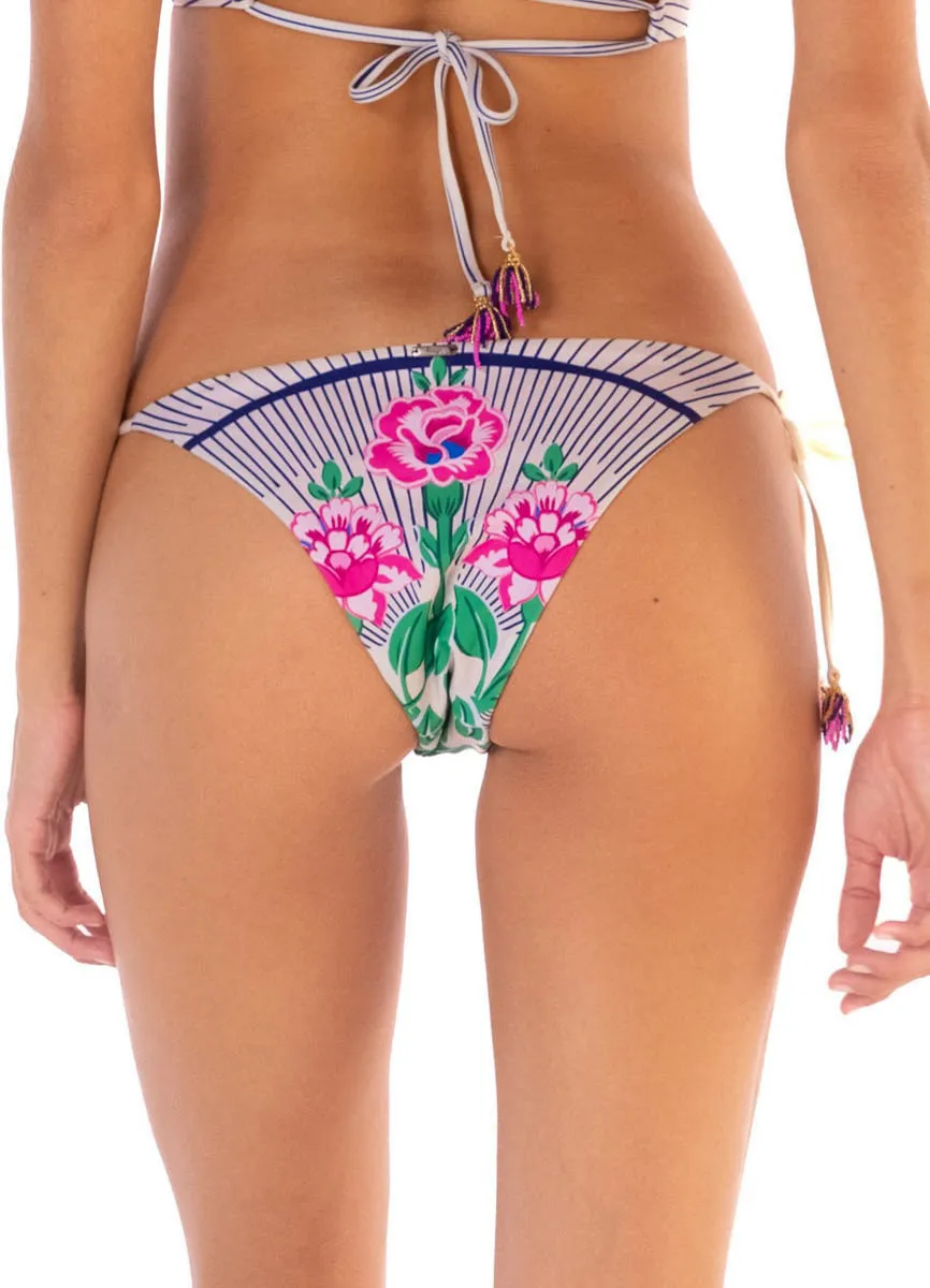 Maaji Cerise Bouquet Sunning Low Rise Tie Side Bikini Bottom sold by Maaji product image thumbnail 4