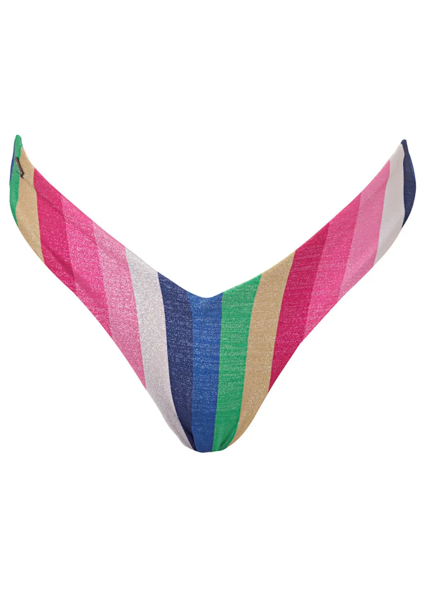 Maaji Candy Stripes Valerya Regular Rise Double V Bikini Bottom sold by Maaji product image thumbnail 5