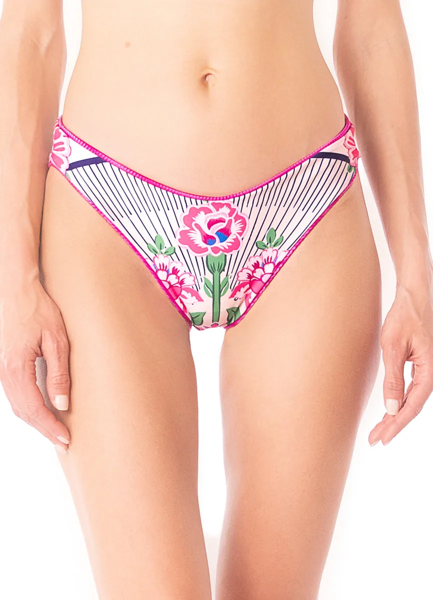 Maaji Deep Pink Sublimity Regular Rise Classic Bikini Bottom sold by Maaji product image thumbnail 2